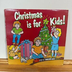 Christmas is for Kids Vinyl Record.  Rudolph, Snoopy’s Christmas, Frosty Snowman